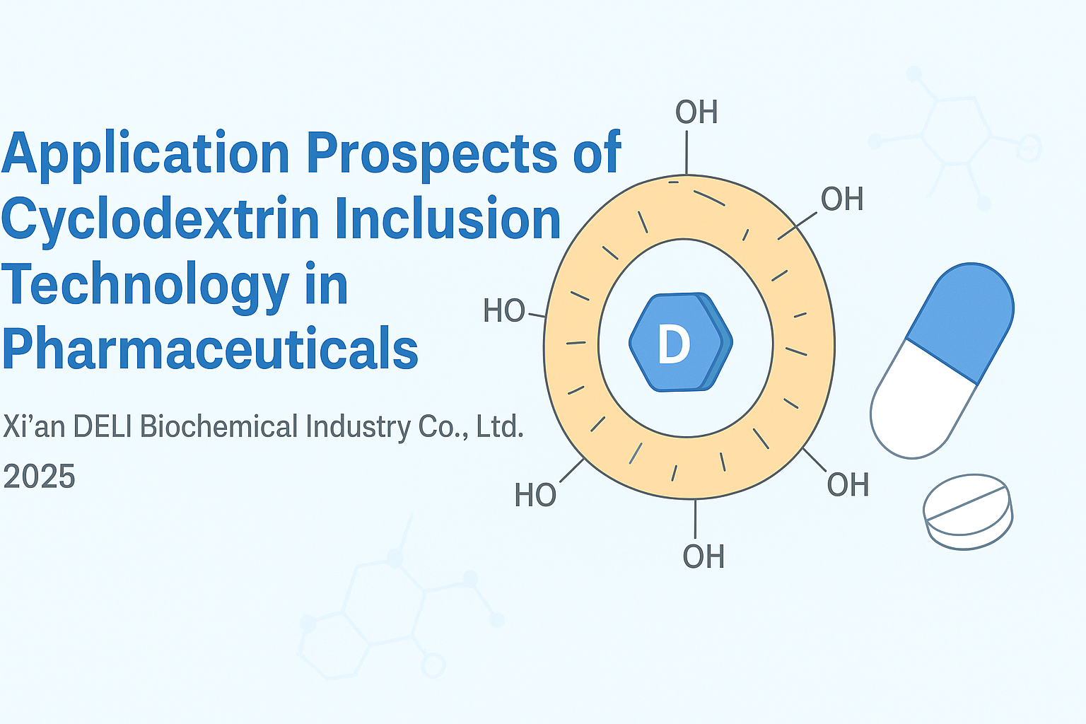 Application Prospects of Cyclodextrin Inclusion Technology in Pharmaceuticals