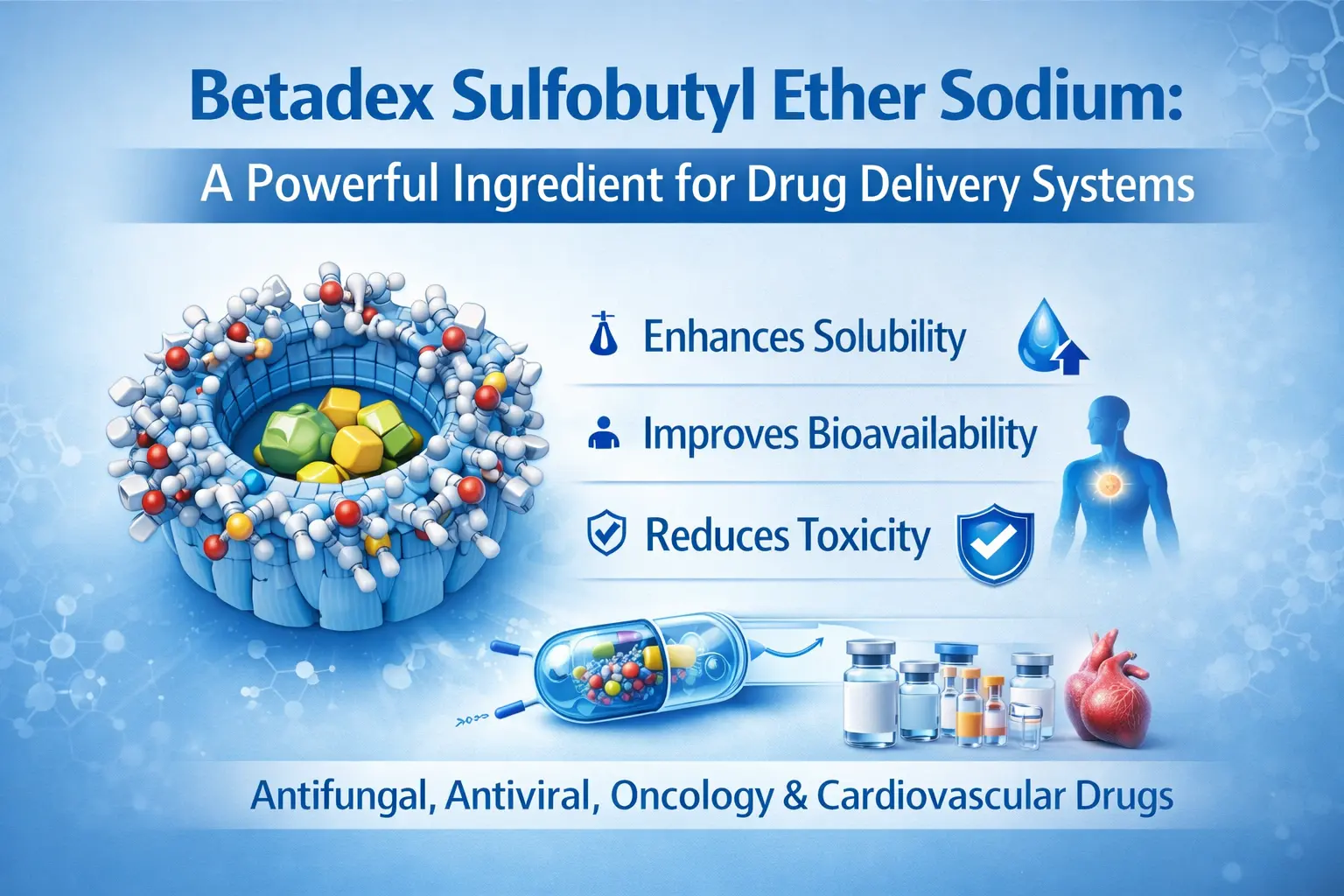 Betadex Sulfobutyl Ether Sodium: A Powerful Ingredient for Drug Delivery Systems